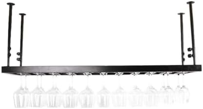 Creative Wine Glass Rack Metal Holder for Home Bar 60x30cm Black Copper