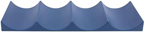 MagiDeal Blue Stackable Wine Rack for 4 Bottles