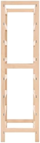 vidaXL Cedar Wood Wine Rack - 48 Bottles Freestanding Scandinavian Style