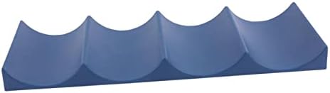 MagiDeal Blue Stackable Wine Rack for 4 Bottles