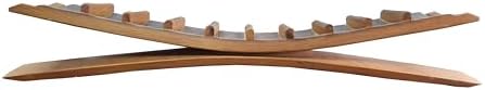 MGP Arched Oak Wine Rack for 9 Bottles