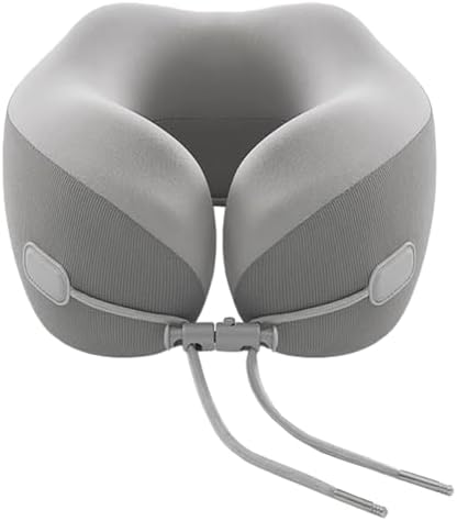 Travel Neck Pillow with Memory Foam and Adjustable Straps 1