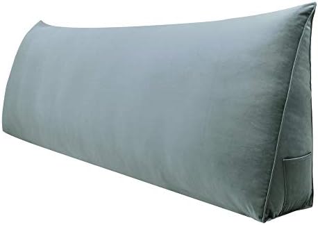 WOWMAX Velvet Reading Pillow with Back Support 1