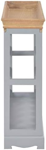 ZQQLVOO Freestanding Wine Cabinet Gray 24 Bottle Capacity