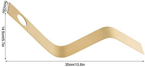 JOROBURO S-Shaped Wine Rack Gold 1