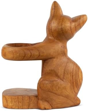 G6 Collection Wooden Siamese Cat Wine Rack