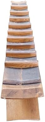 MGP Arched Oak Wine Rack for 9 Bottles