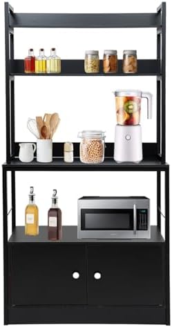 Ghankopd Wine Bakers Rack 5 Tier Freestanding