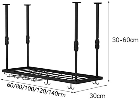 Suuim Wall-Mounted Wine Rack with Glass Holder 1