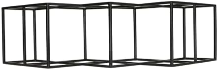 Modern Industrial Wine Rack with 7 Bottle Holders