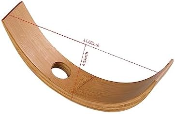 Single Wine Bottle Holder Bamboo Balancer 1