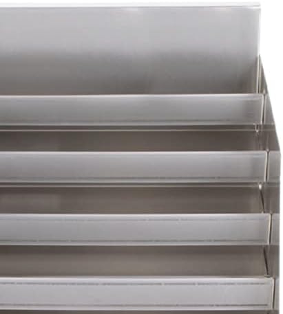 18 x 23 Inch 5-Tier Stainless Steel Liquor Display Shelf