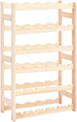 vidaXL Freestanding Wine Rack for 30 Bottles 1