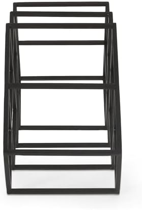 Modern Industrial Wine Rack with 7 Bottle Holders