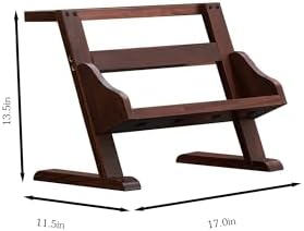 Elegant Solid Wood Wine Rack with Cup Holder