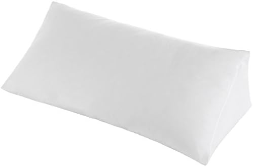 Cheer Collection Plush Wedge Pillow for Reading and Sleep Elevation
