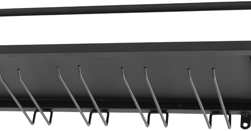 TFCFL Wall Mount Wine Rack 2-Tier Metal Storage