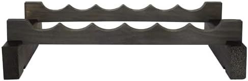 MODULARACK 6 Bottle Wide Wine Rack Dark Stain 1