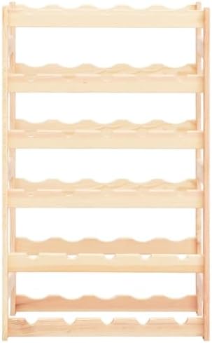 vidaXL Freestanding Wine Rack for 30 Bottles 1