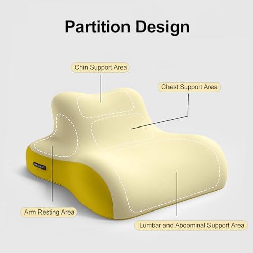 WAHHWF Face Down Massage Pillow Memory Foam with Slow Rebound