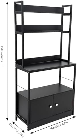Ghankopd Wine Bakers Rack 5 Tier Freestanding