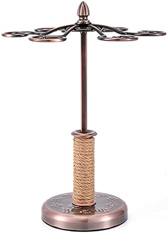 ALDEPO 6-Glass Tabletop Wine Rack - Industrial Style