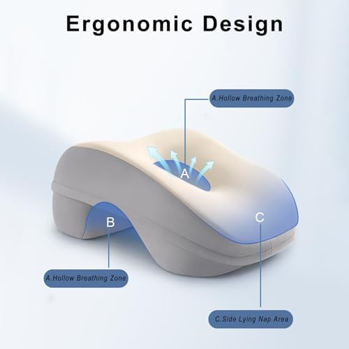 LYXBFBM Travel Neck Pillow with Arm Hole and Memory Foam