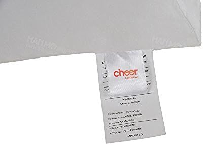Cheer Collection Plush Wedge Pillow for Reading and Sleep Elevation