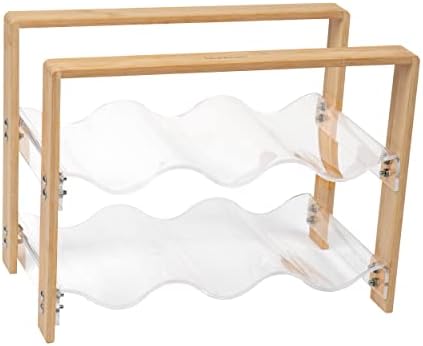 Mind Reader 6-Bottle Tabletop Wine Rack