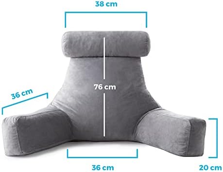 Linenspa Reading Pillow with Shredded Memory Foam