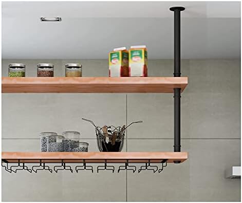 ALDEPO Wine Rack Single Layer Ceiling Mount Storage