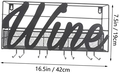 IMIKEYA Wall-Mounted Wine Rack for Home Bar Restaurant 1
