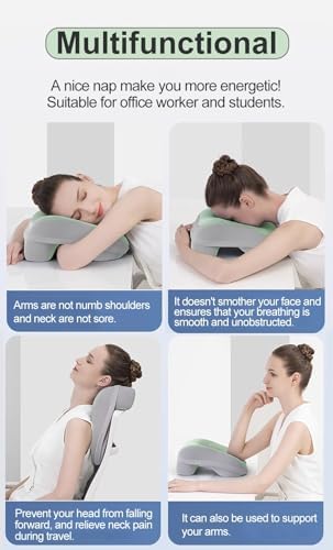 WAHHWF Desk Pillow for Napping - Comfortable Office Neck Pillow