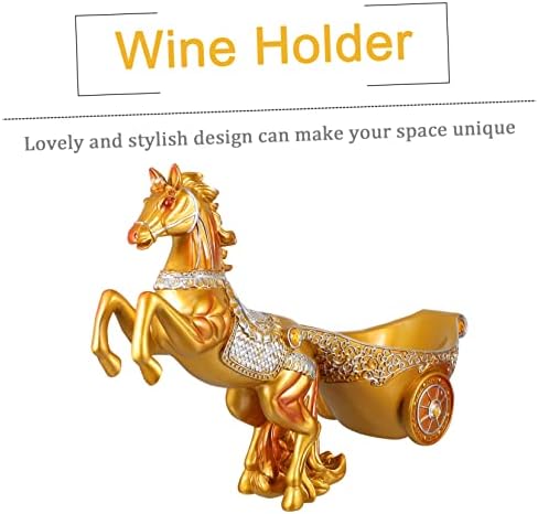 PRETYZOOM Red Industrial Wine Rack for Desktop and Bar