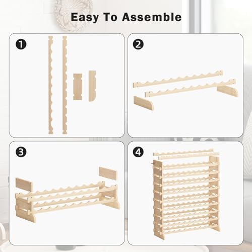 DlandHome 100-Bottle Freestanding Wine Rack 10 Tier