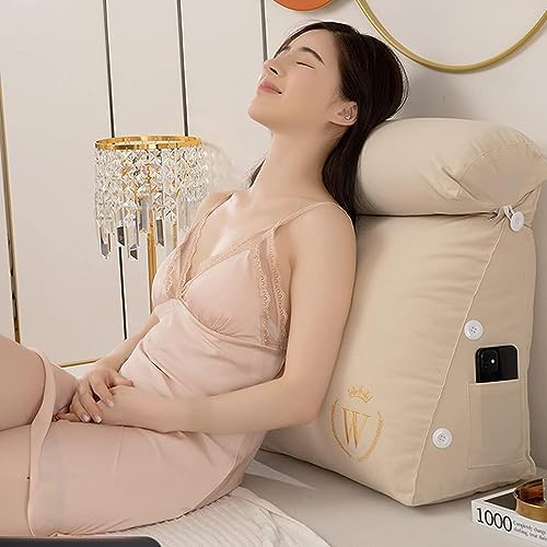 ZSPINJIA Triangle Reading Pillow with Back Support