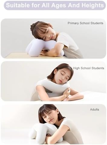 WAHHWF Face Down Massage Pillow with Memory Foam and Removable Cover