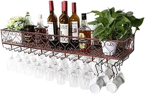 Suuim Vintage Metal Wall Wine Rack Organizer