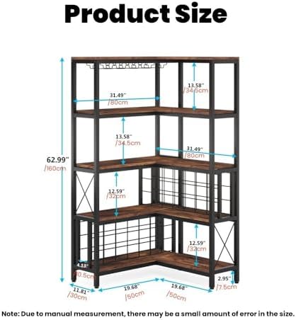 Industrial Freestanding Wine Cabinet with Storage