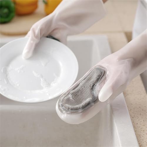 Cetzork Reusable Silicone Dishwashing Gloves