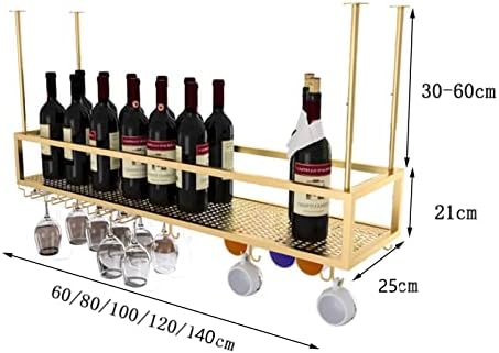 Suuim Wall-Mounted Wine Rack with Adjustable Height