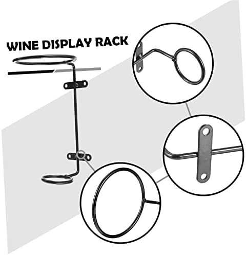Hemobllo 6-Piece Wall-Mounted Wine Rack