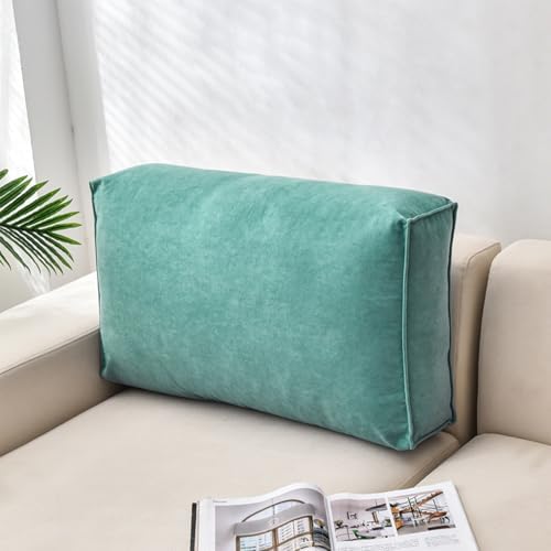Yonwait Rectangular Reading Pillow - Peacock Green 90x12x45cm