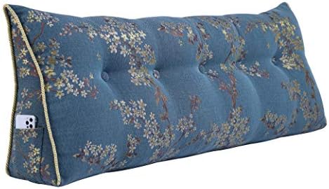 WOWMAX Wedge Pillow Headboard Lake Blue