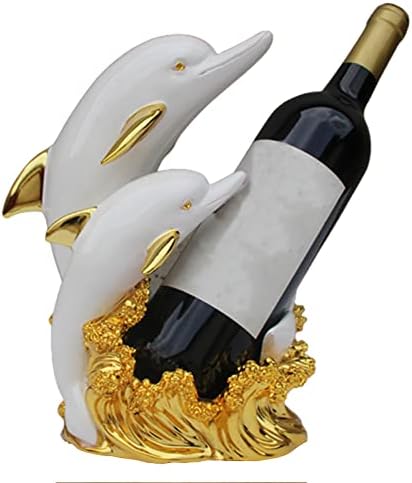 JUSHZ Modern Gold Wine Rack Holder for Home Decor