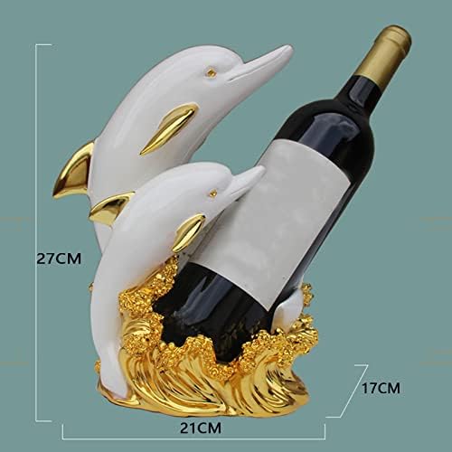 JUSHZ Modern Gold Wine Rack Holder for Home Decor
