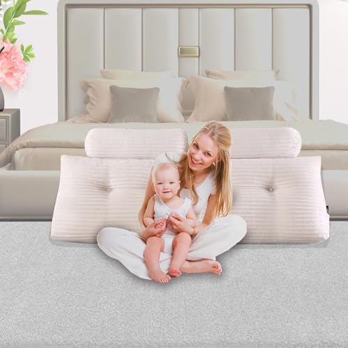 Lovehavren Headboard Pillow - Beige California King