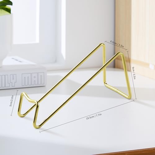 TONLEA 4-Piece Tabletop Wine Rack Sturdy Metal Anti-Rust Gold