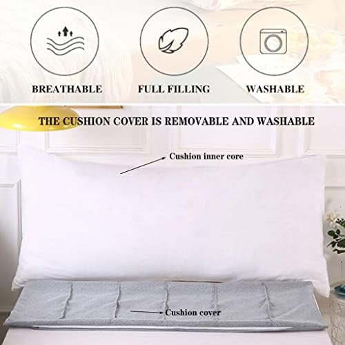 ZZYK Soft Wedge Reading Pillow with Removable Cover
