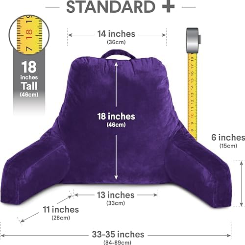 Husband Pillow Purple - Memory Foam Back Support Pillow